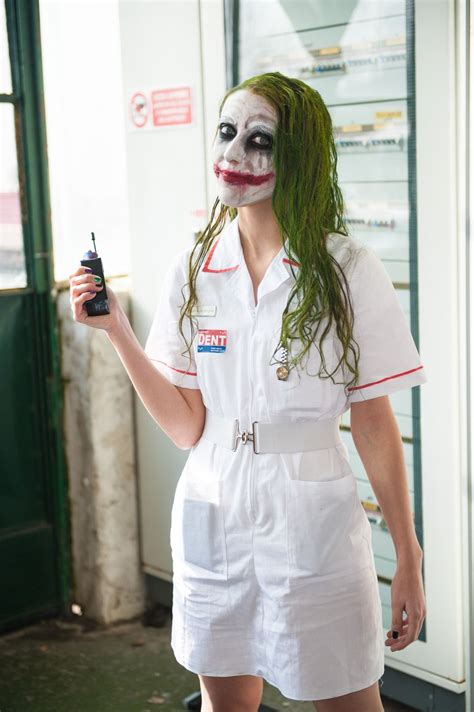 joker dark night costume|dark knight joker nurse costume.